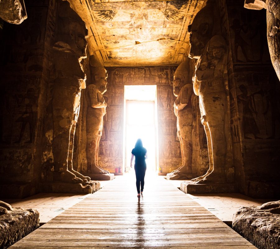 Towards the light in ancient Egypt